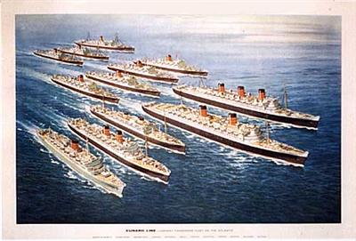 Cunards mest berömda fartyg