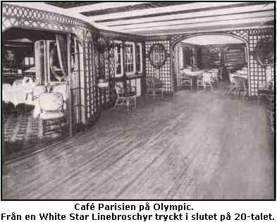 Café Parisien på Olympic.