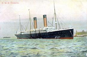 Oceanic som Oscar emigrerade med 1905
