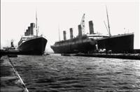 Titanic och Olympic i Belfast