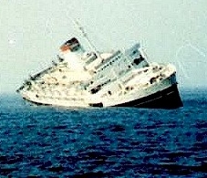Andrea Doria sjunker