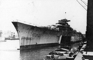 Bismarck under byggnad