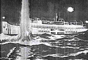 Hansa torpederades 1944