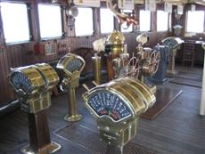 Kommandobryggan på Queen Mary